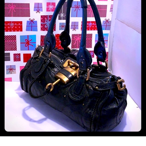 FINAL Chloe Black Paddington Padlock Leather Bag - Picture 6 of 16